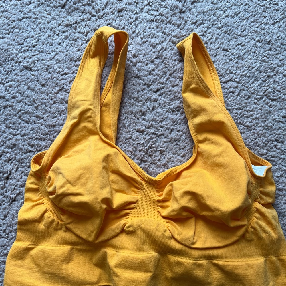 The Yitty by Lizzo nearly naked midi bra Mimosa color